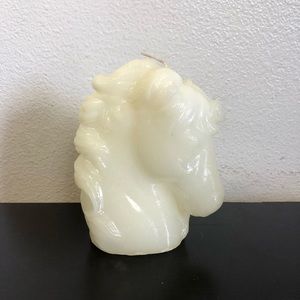White Horse Shaped Candle